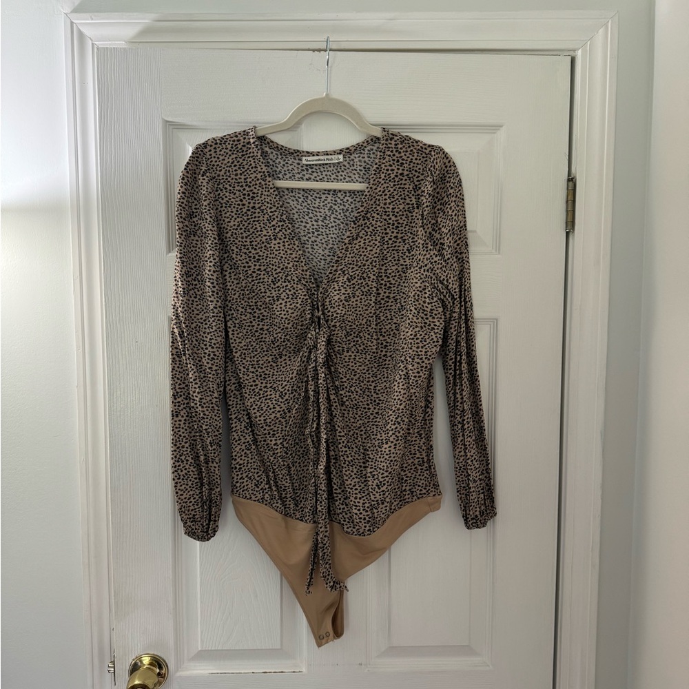 Abercrombie & Fitch Leopard Print Bodysuit